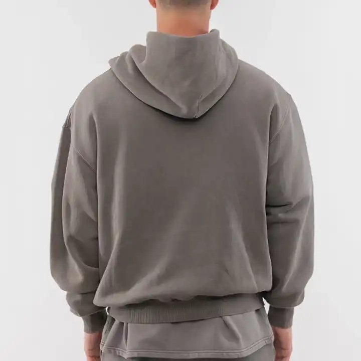 Wholesale men's high quality cotton custom Logo drop plus size hoodie pullover Heavy Weight oversized hoodies for men