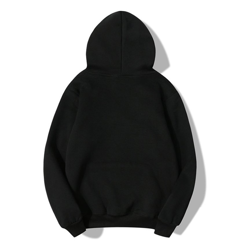 Wholesale 100% Cotton Hoodies Custom Logo Print Black Fleece Hoodie White Blank Pullover Designer Men's Hoodies & Sweatshirts
