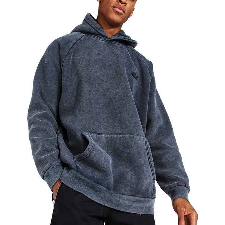 OEM Service Autumn Oversized Fit Acid Washed Men's Hoodies & Sweatshirts