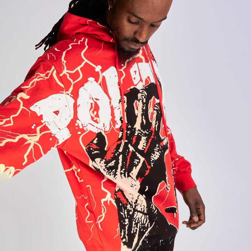 Custom Street Vintage Men's Hoodie Heavyweight Cotton Over sized Hoodie Cropped Distressed Hoodie for men