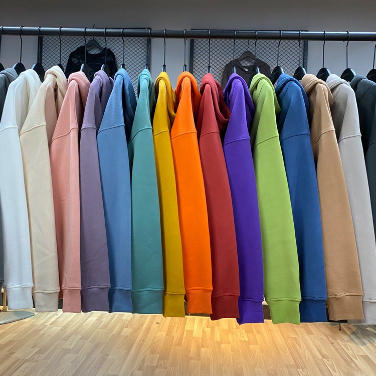 Custom logo 100% cotton men hoodie sweatshirts set fleece jogger clothing blank oversize hoodie unisex pullover men's hoodies