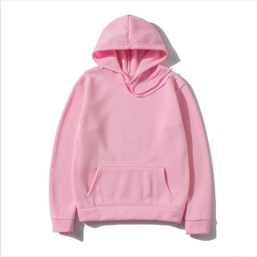 Basic hot solid color large Hoodie men's sports pullover sweater LOGO customization men's hoodies sweatshirts
