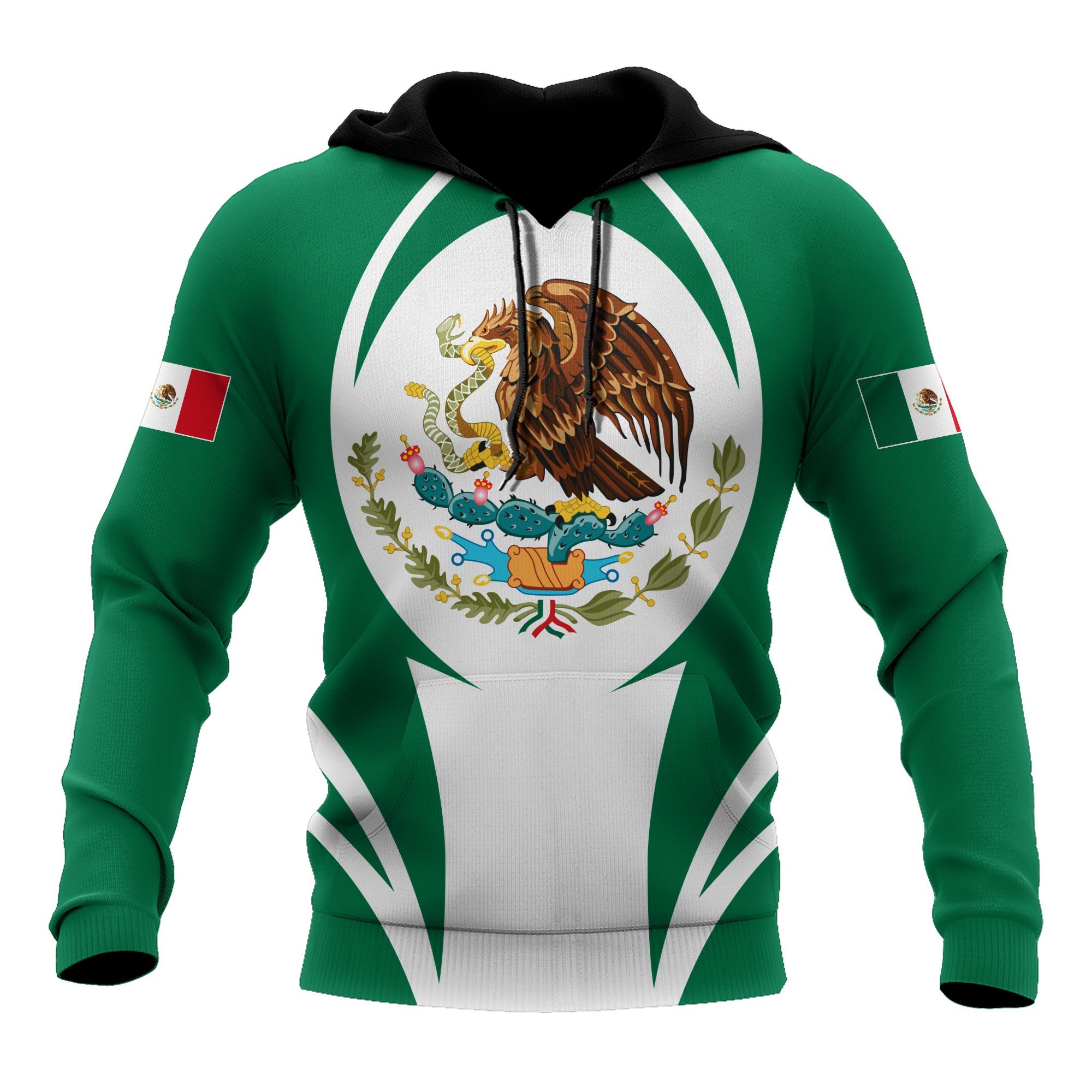 Gift Mexican Rooster Printing Men's Hoodies Hooded Streetwear Factory Outlet Custom Mexico Unisex Hoodie Print On Demand MOQ=1