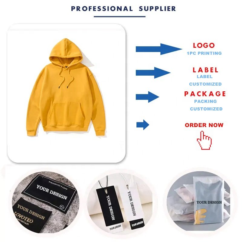 Custom Logo 600GSM Heavyweight Men's Hoodie Double Layer Hoodie Boxy Fit Double Pocket Hoodie Customisable