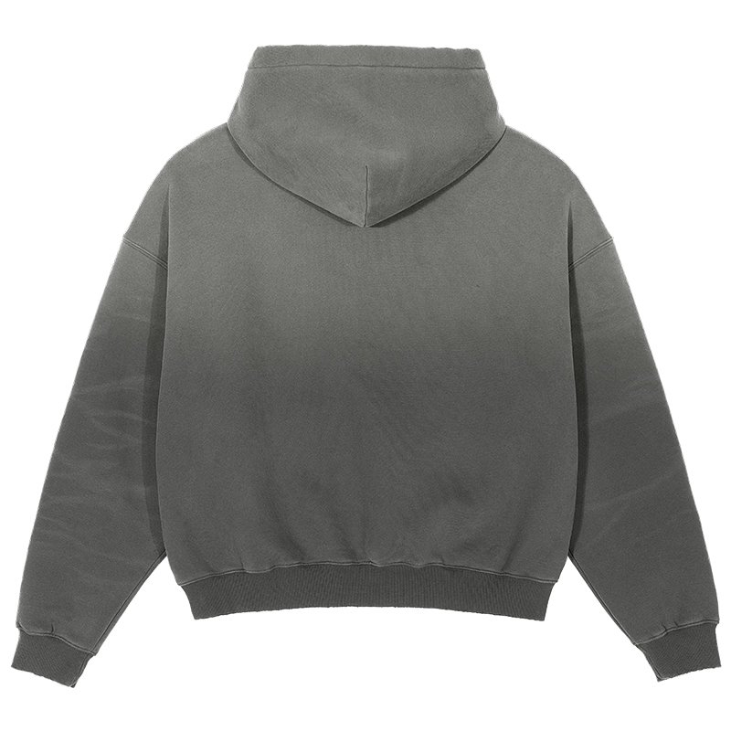 high quality boxy cropped hoodie custom streetwear clothes dropped shoulder oversized hoodie for men