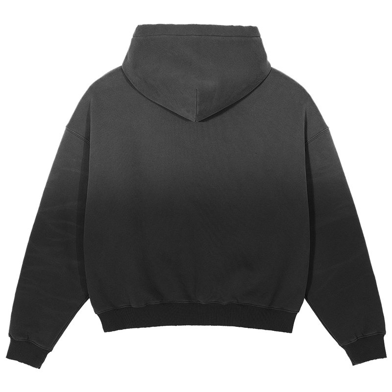 high quality boxy cropped hoodie custom streetwear clothes dropped shoulder oversized hoodie for men
