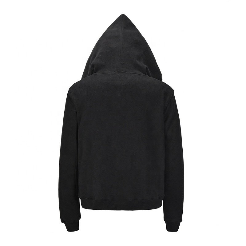 Custom wholesale plain french terry men's hoodie good quality 350gsm unisex 100% cotton zip hoodie men