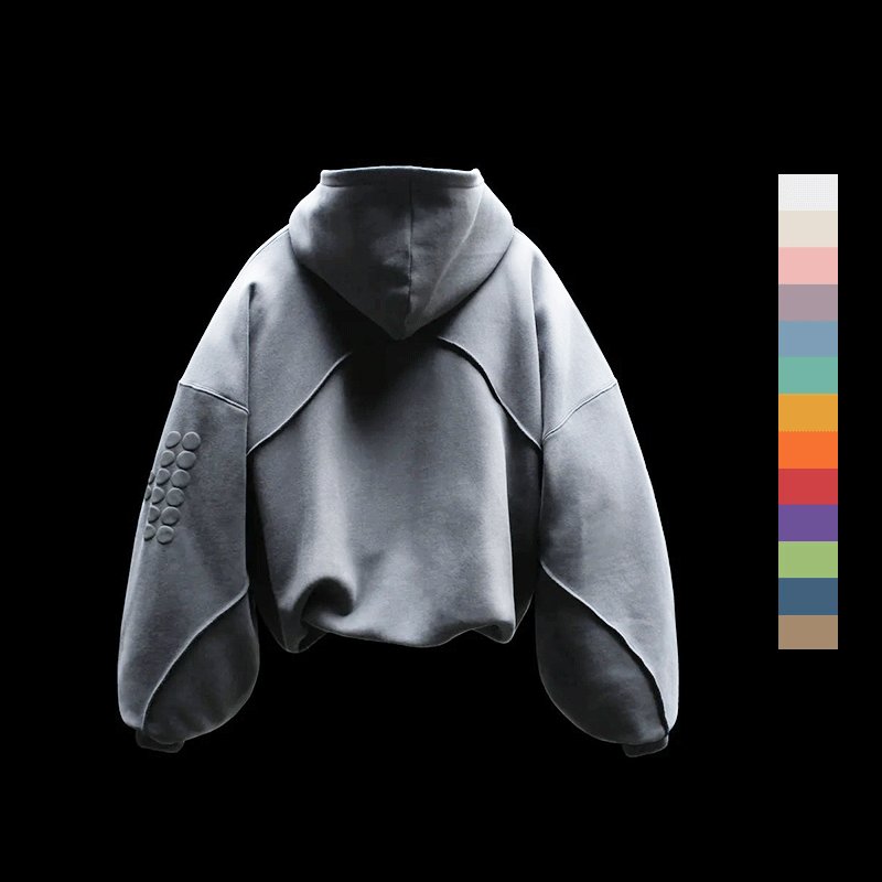high quality 450gsm cotton blank oversized heavyweight streetwear hoodies men custom rhinestone hoodies