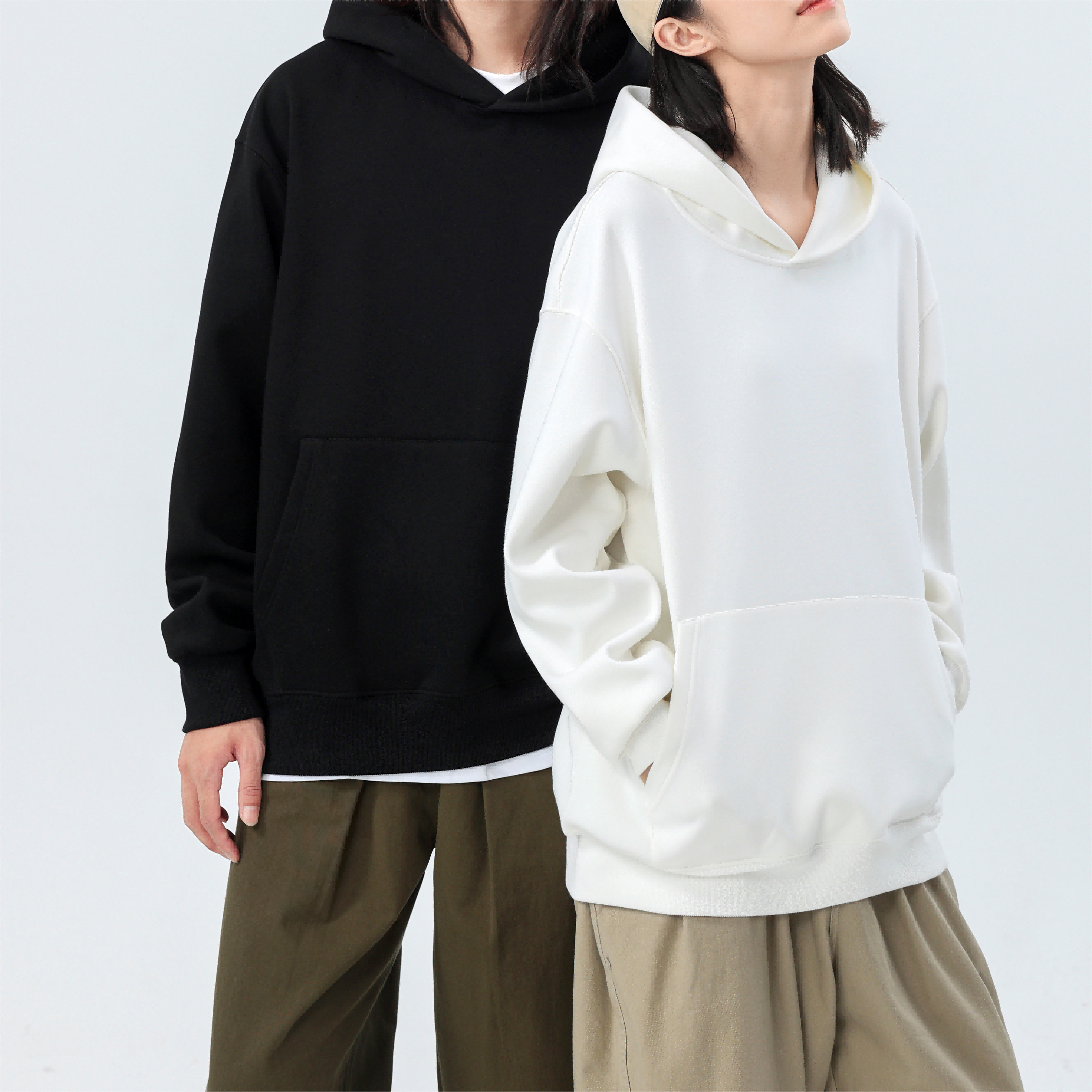 OEM wholesale custom cotton hoodies high quality no string sweatshirt luxury clothing manufacturers men's hoodie