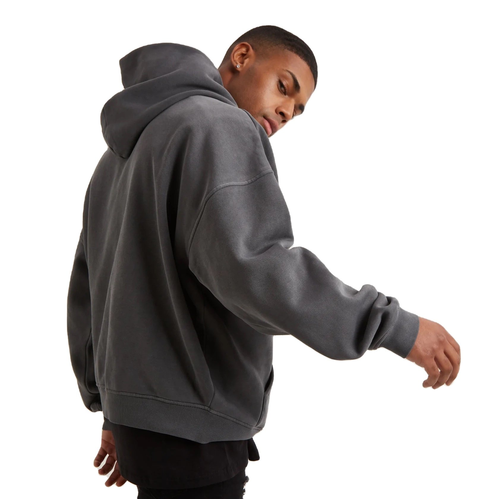 Custom Logo OEM Design Oversized Blank Pullover Hoodie 600 GSM Hoodie With Embroidery 450 GSM Mens Heavyweight Pullover Hoodies