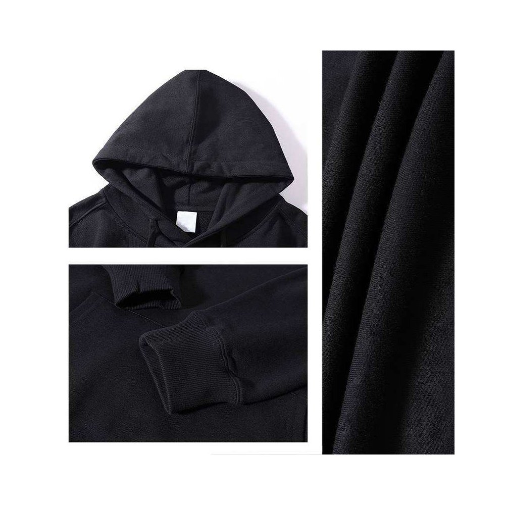 New Trend Custom Hoodie Design Cotton Simple Hoodie Double Layer Pullover Men's Hoodies & Sweatshirts
