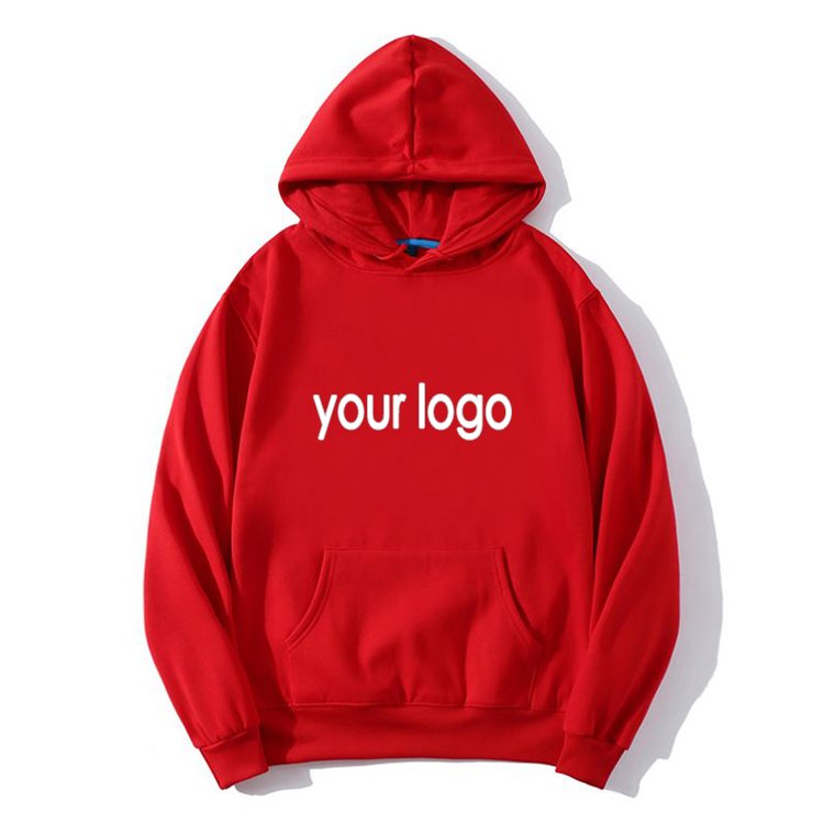 men's high quality custom soild color oversized hoodie