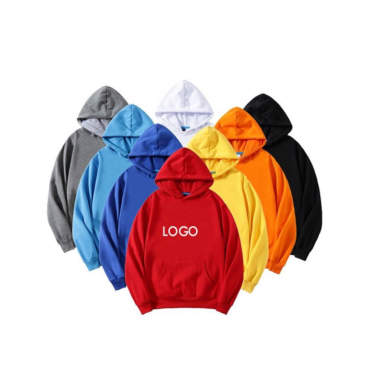 men's high quality custom soild color oversized hoodie
