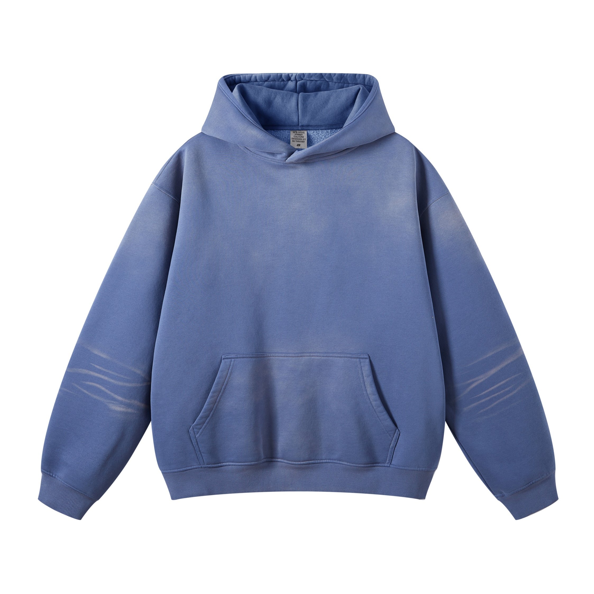 custom logo heavyweight raw hem hoodiefrench terry blank oversized puff printing unisex cropped vintage acid wash hoodies men
