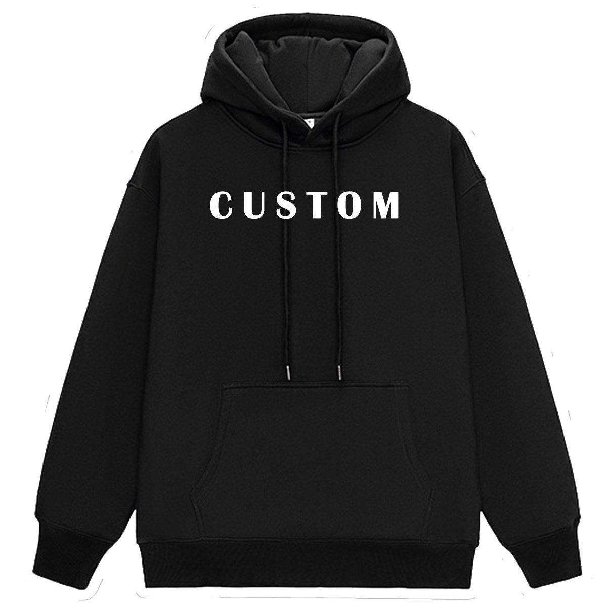 custom logo printed 360gsm 80%cotton 20%polyester oversized clothes plus size men's essentials puff printing hoodie