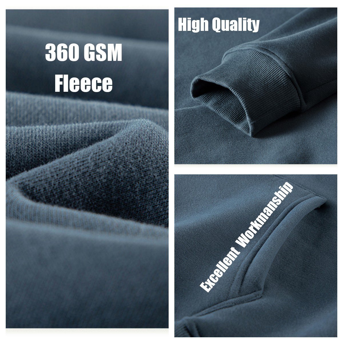 custom logo printed 360gsm 80%cotton 20%polyester oversized clothes plus size men's essentials puff printing hoodie