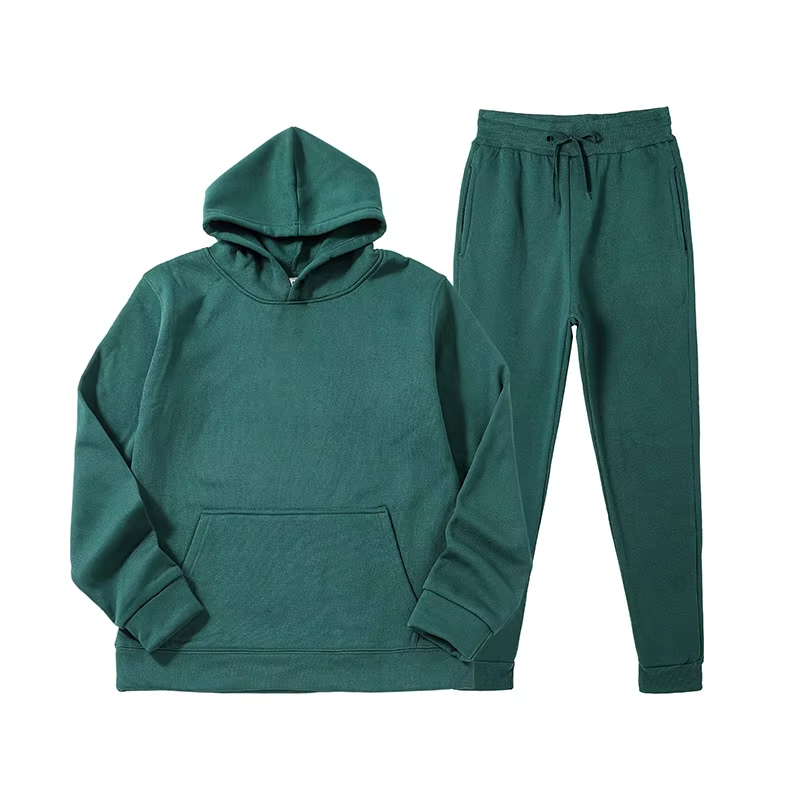 Customized Logo Men's Hoodies & Sweatshirts New Solid Color Puloever Casual Sweatshirt Unisex Plus Size Featuring Sets