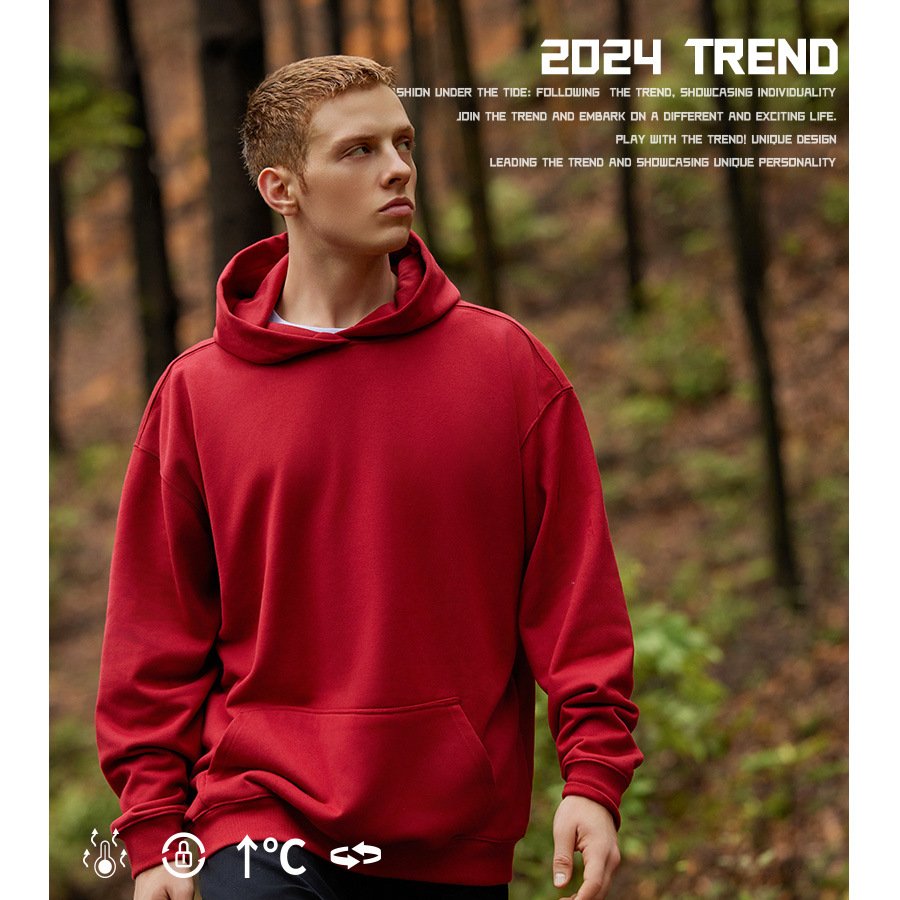 Wholesale 450GSM Heavyweight Custom Print Oversized Unisex Hoodies Silk Printing Logo Men's Hoodies