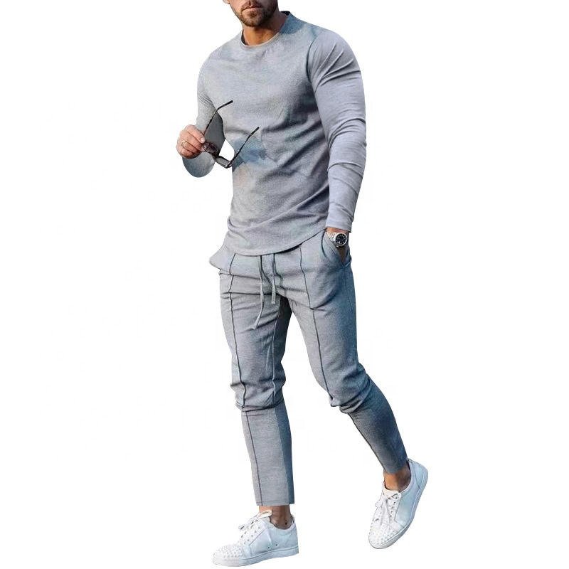 Customized Wholesale Men's Tracksuits With Pockets Fitness Jogger Set Sweat Suit Tracksuits For Men Designs Fleece Jogger