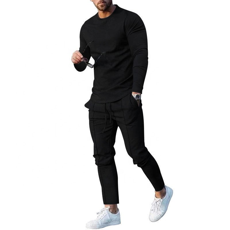 Customized Wholesale Men's Tracksuits With Pockets Fitness Jogger Set Sweat Suit Tracksuits For Men Designs Fleece Jogger
