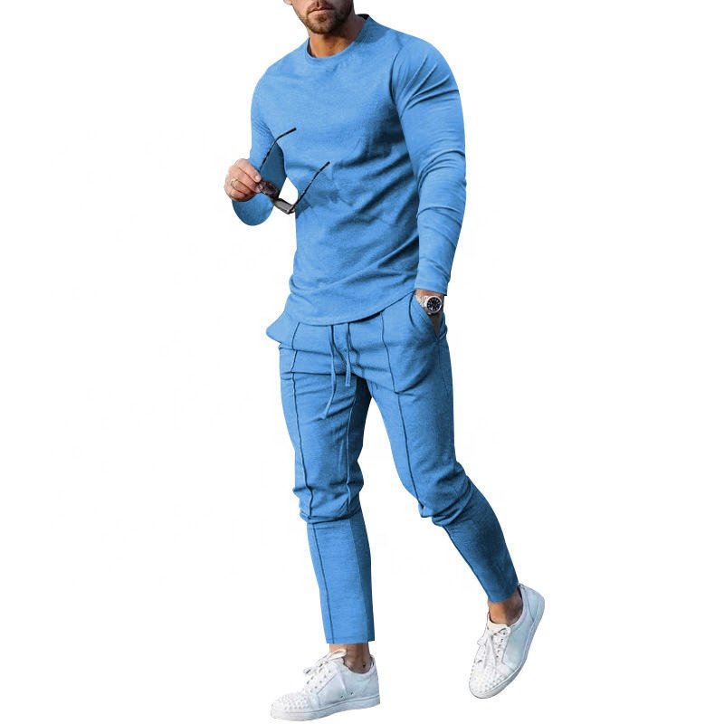 Customized Wholesale Men's Tracksuits With Pockets Fitness Jogger Set Sweat Suit Tracksuits For Men Designs Fleece Jogger
