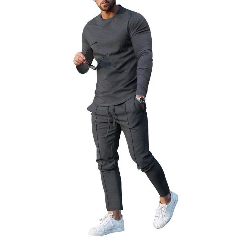 Customized Wholesale Men's Tracksuits With Pockets Fitness Jogger Set Sweat Suit Tracksuits For Men Designs Fleece Jogger
