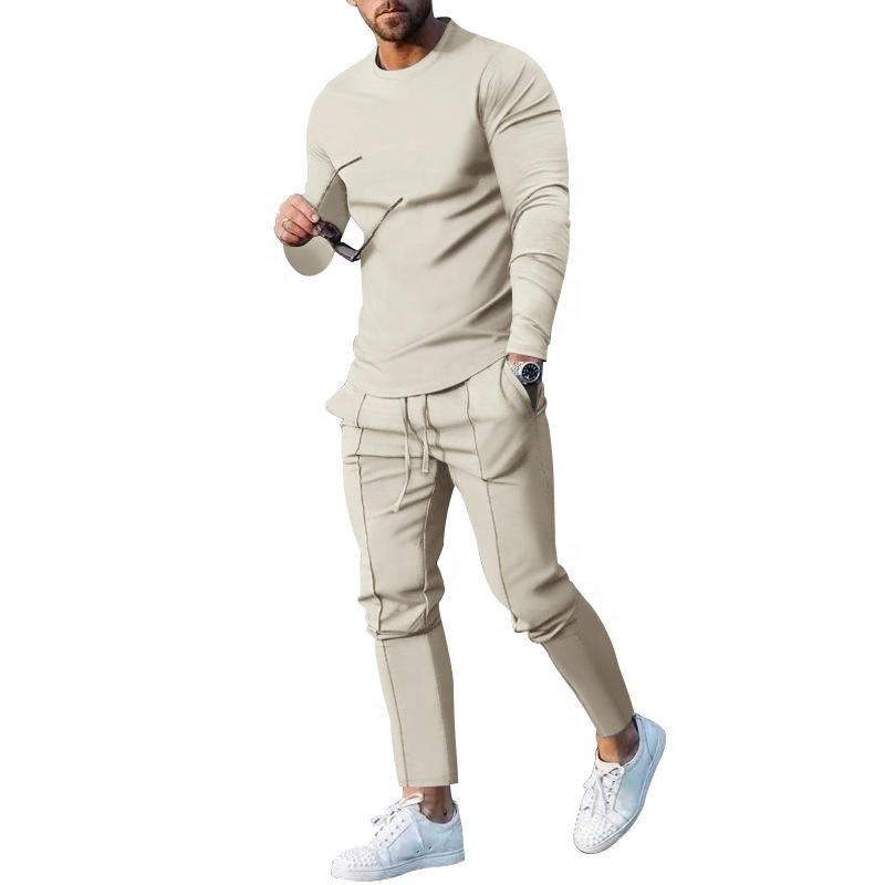 Customized Wholesale Men's Tracksuits With Pockets Fitness Jogger Set Sweat Suit Tracksuits For Men Designs Fleece Jogger