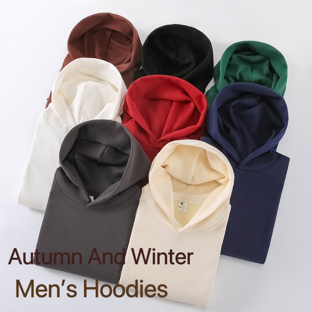 High Quality Cotton Plain Heavyweight Blank Oversized Unisex Custom Women's Plus Size Men's Fleece Pullover Hoodies Sweatshirts
