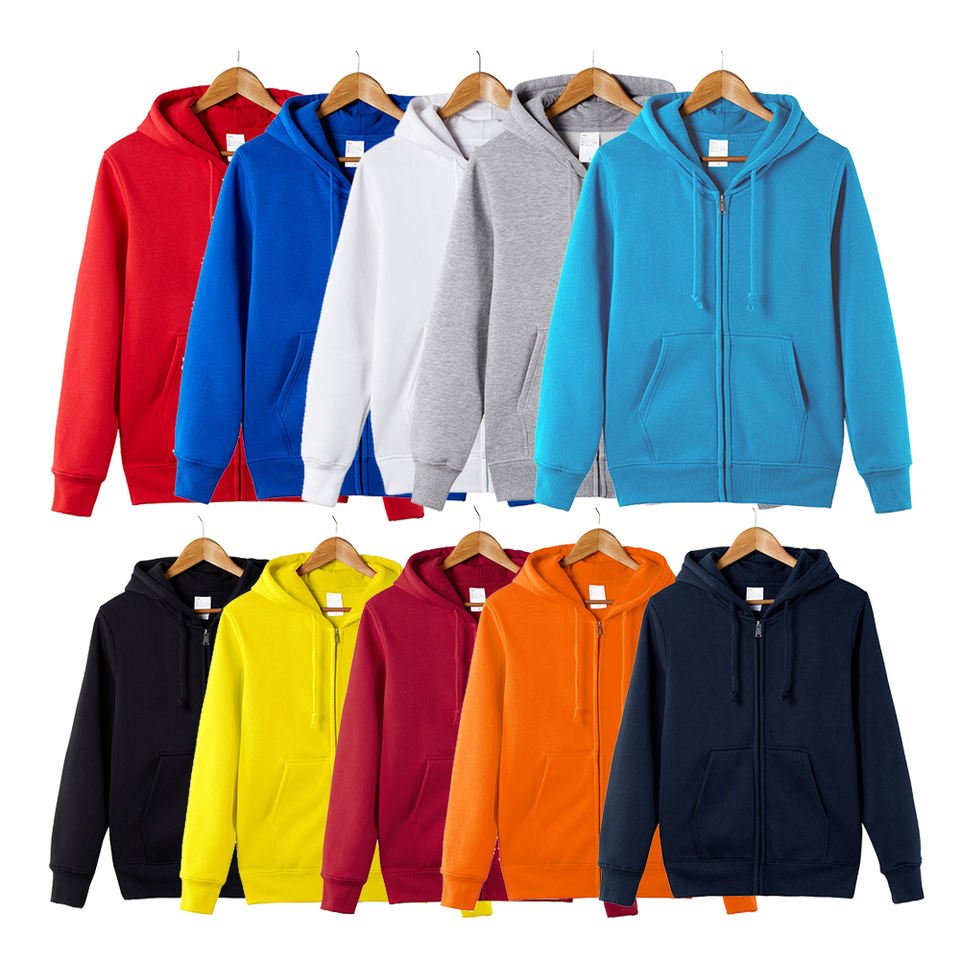 Hot selling 2023 New high quality Wholesale Custom Logo Printing Cotton Plain Zipper Hoodie Mens Zip Up Hoodie