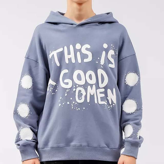 Hoodies For Women Fashion Custom Dropped Shoulder Skeleton Hoodie Street Wear tech work