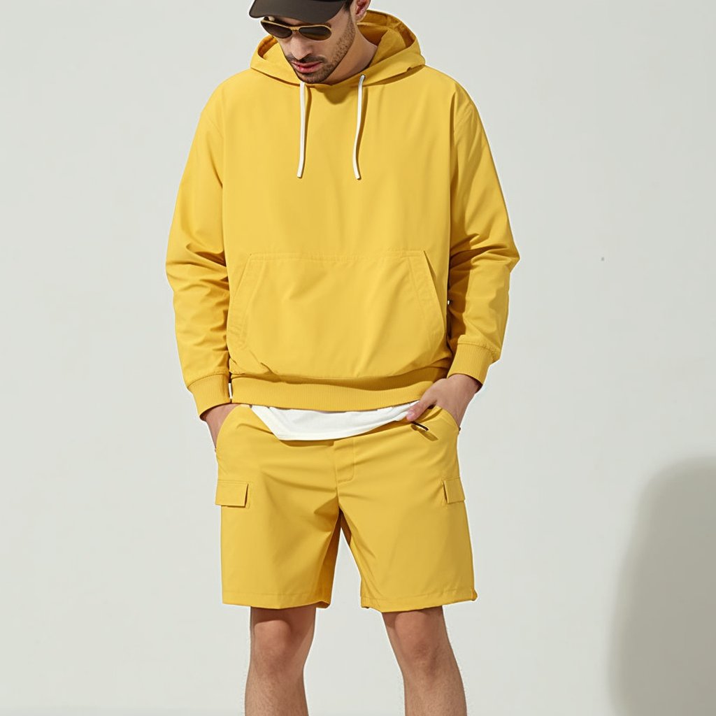 Custom logo wholesale men's hoodies & sweatshirts jogging sports running gym fitness sets training man hoodies set