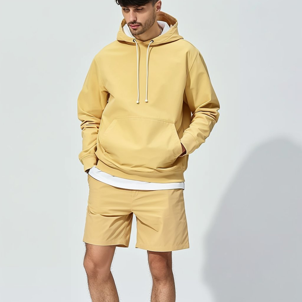 Custom logo wholesale men's hoodies & sweatshirts jogging sports running gym fitness sets training man hoodies set