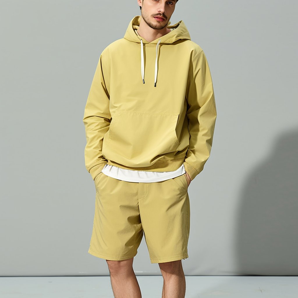Custom logo wholesale men's hoodies & sweatshirts jogging sports running gym fitness sets training man hoodies set