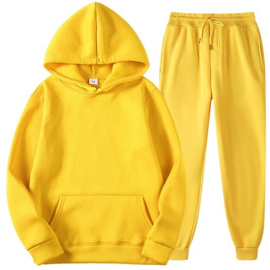 2024 New Design Men's Workout Pullover Sweatpants And Hoodie Set