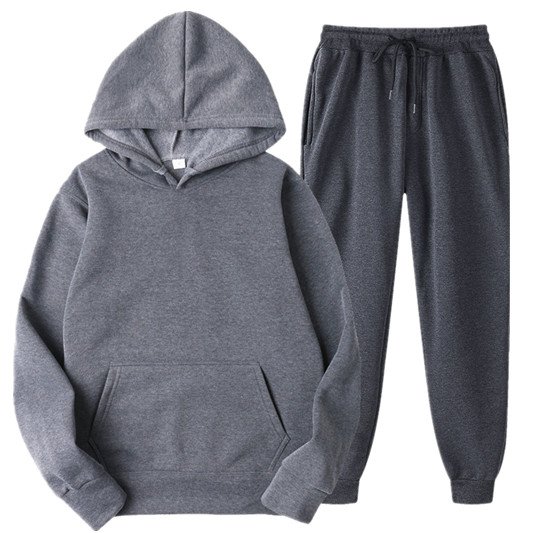 2024 New Design Men's Workout Pullover Sweatpants And Hoodie Set