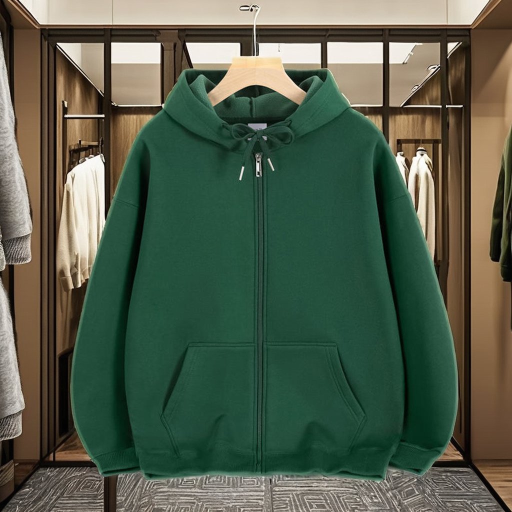 men's hoodies full zip up custom print logo hoodie men gym high quality large size hoodies and sweatshirts for men