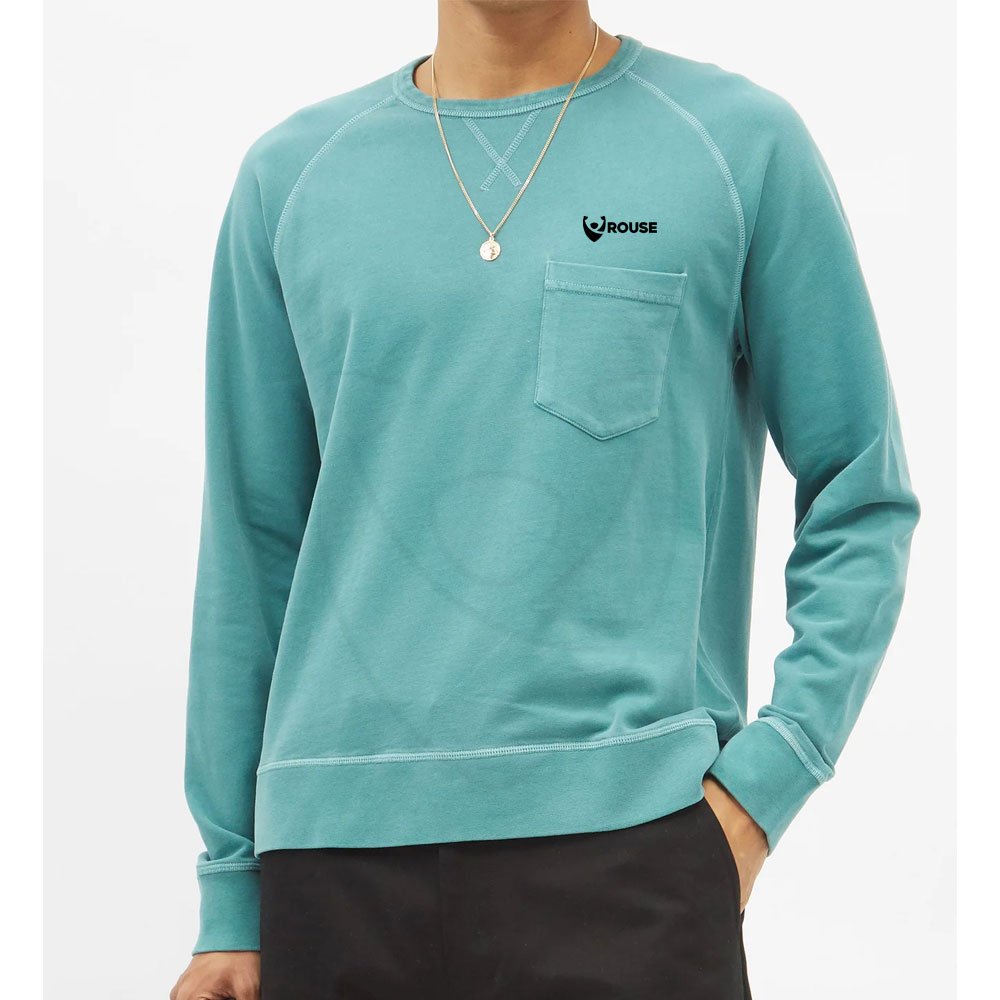 Men's 100% Cotton Long Sleeve Sweatshirt High Quality Comfortable USA Size Fashion Custom Logo Embossed 3D y2k Men's Clothing
