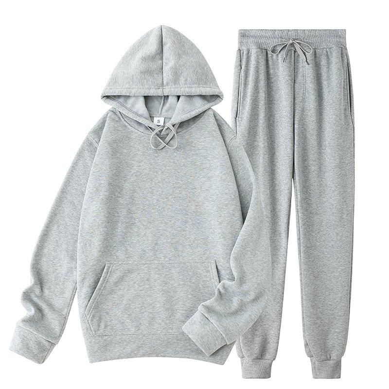 Custom Plus Size Sweatshirt Cotton Long Sleeve Polyester Printed Pullover Bulk Oversized Men's Hoodies Set