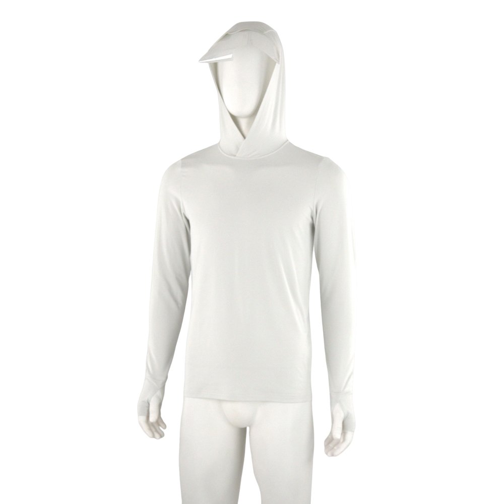 Eco-friendly bamboo poly UPF50 Fish Men's Hoodies