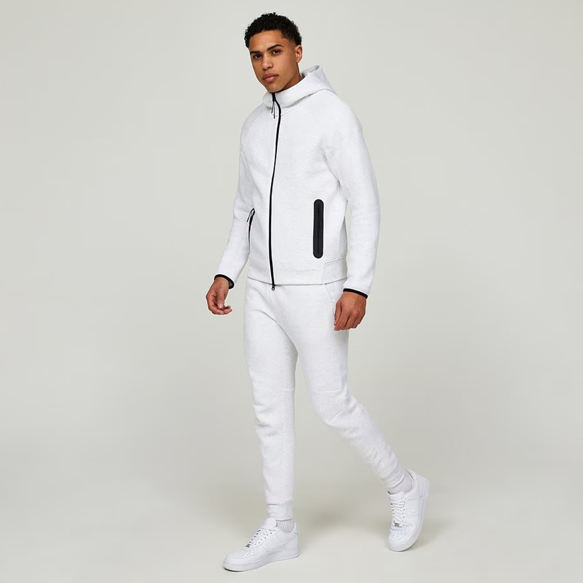 Tech Fleece Windrunner Full Zip Hoodie Jogger Birch Heather Color Men Clothing Customized Logo Heavyweight Manufacturer Oversize