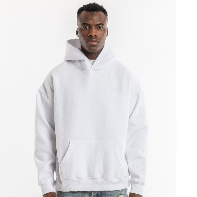 Wholesale Hot Selling Fleece Terry Pullover Hoodie High Quality Custom Printed Casual Plus Size Men's Hoodies