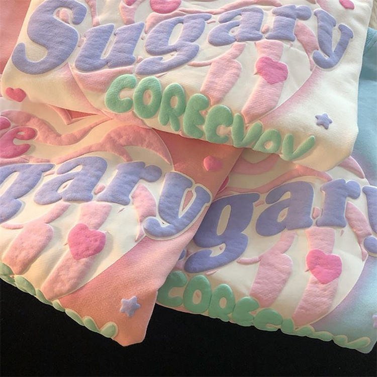 Unisex Cotton Puff Hoodies Custom Design,Custom 3D Puff Print Hoodie Manufacturer,Custom Hoodies Puff Print High Quality