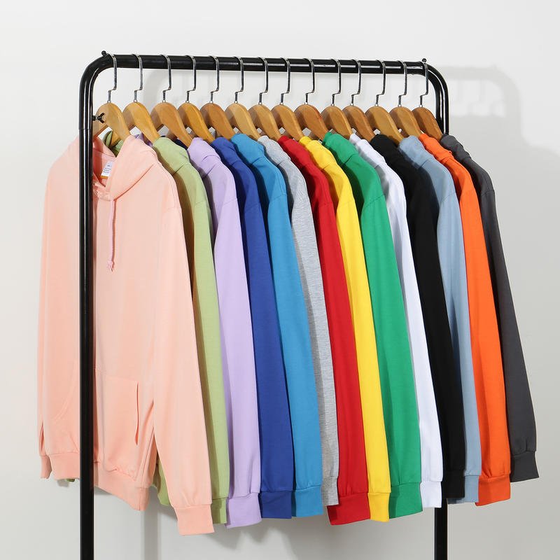 High Quality Heavyweight Pullover 100% Cotton Logo hooded plus size men's Hoodies Blank Oversized Heavy Weight Custom Hoodies