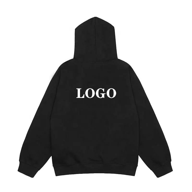 Wholesale Streetwear Men's Hoodie&Sweatshirt Heavyweight Oversized Hoodie High Quality Plus Size Unisex Blank Hoodie