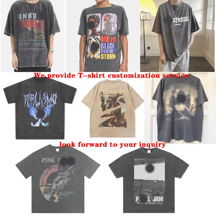 High Quality 230Gsm 100% Cotton Heavy Weight Vintage Washed Tshirt Vintage Oversized Tee Shirt Plus Size Men'S T Shirt