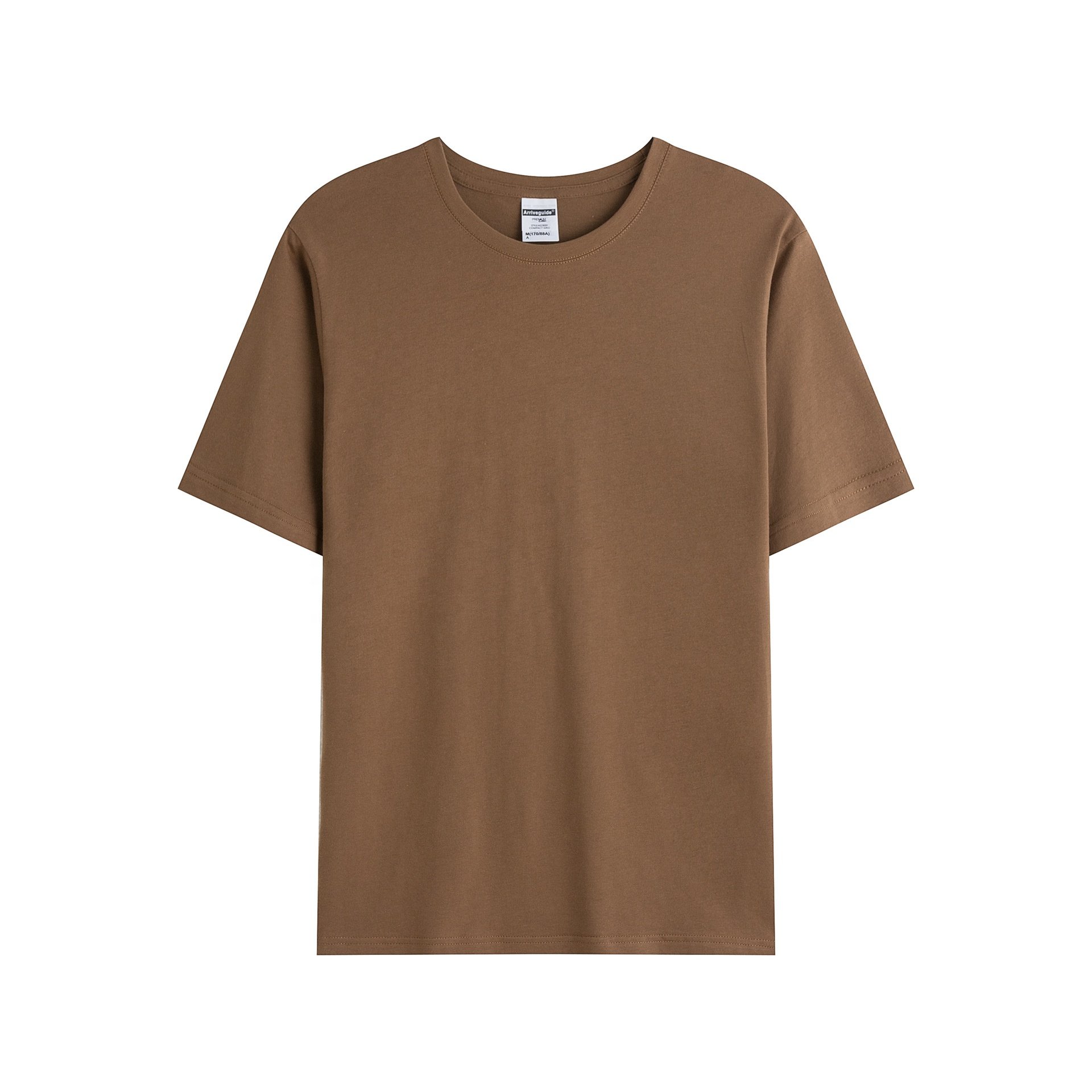 Summer Bulk Sublimation Custom Logo T Shirt Men'S Blank Round Neck Plain Premium 100% Cotton Good Omens Men'S T Shirt