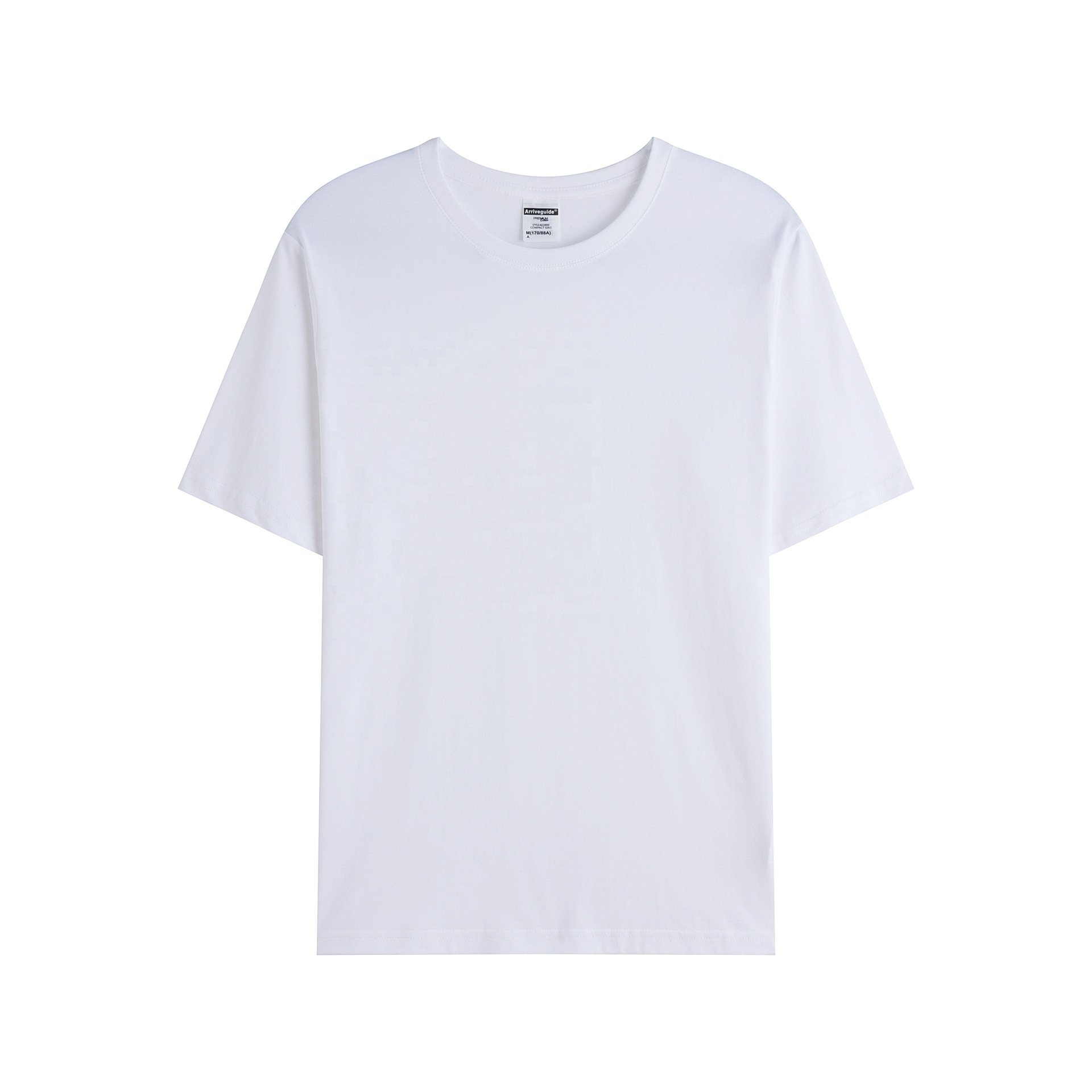 Summer Bulk Sublimation Custom Logo T Shirt Men'S Blank Round Neck Plain Premium 100% Cotton Good Omens Men'S T Shirt