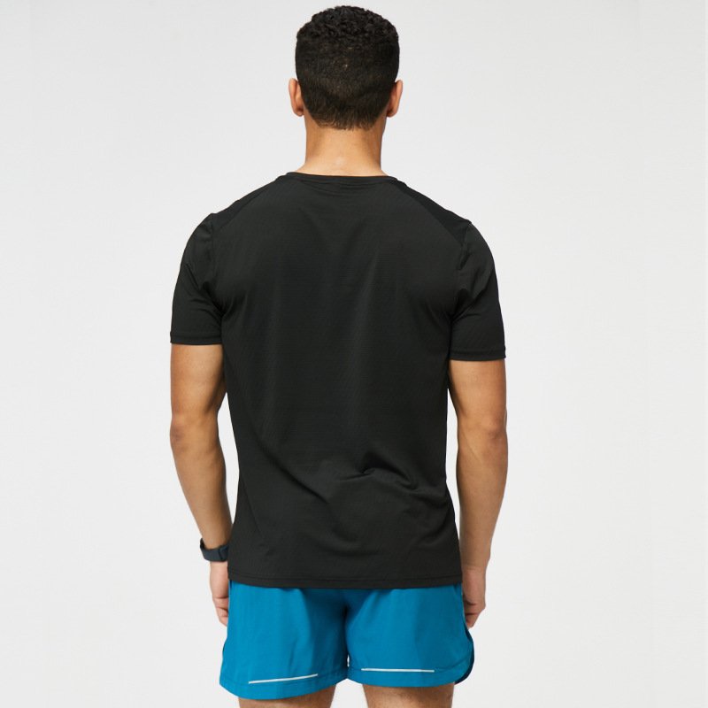 Wholesale 2024 NEW high-quality shirt breathable t-shirt men's training muscle sports clothes slim gym muscle shirt