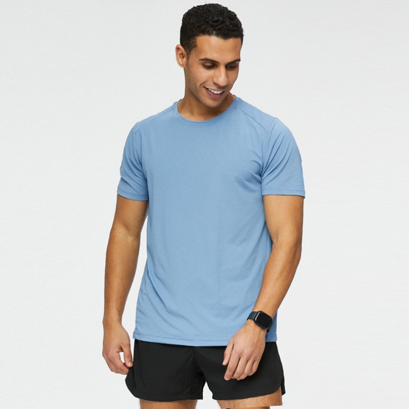 Wholesale 2024 NEW high-quality shirt breathable t-shirt men's training muscle sports clothes slim gym muscle shirt