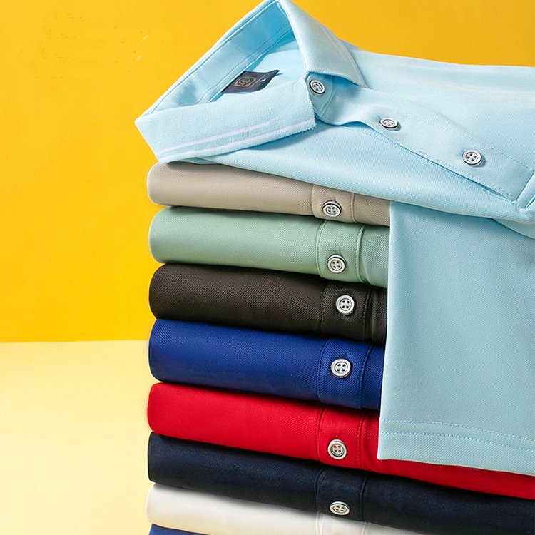 casual polo shirts round neck wholes alet shirt custom collar printing blank cotton polyester polo shirts
